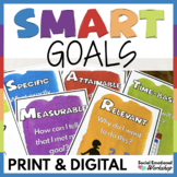 Goal Setting Lessons & Activities - SMART Goal Setting Template 