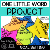Goal Setting - One Little Word - Print & Digital