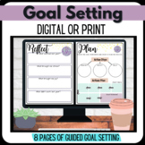 Goal Setting Packet: Digital or Print