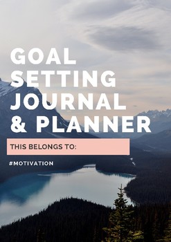 Preview of Goal Setting Planner & Journal