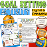 Goal Setting Plays - sorting activity