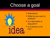 Goal Setting PowerPoint by Kim Townsel