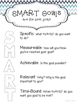 SMART Goal Setting Lesson by Counselor Up | Teachers Pay Teachers