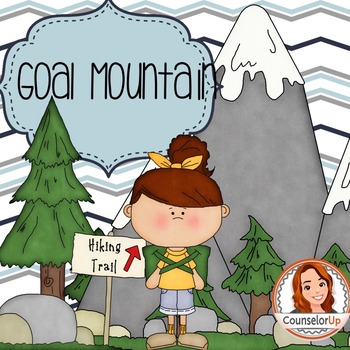 Preview of Character Ed Self Discipline & Goal Setting: Goal Mountain Game