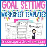 Goal Setting | Setting Goals Worksheets & Data Tracking | 