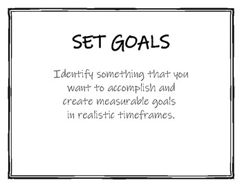 Preview of Goal Setting: Tips for Academic Success