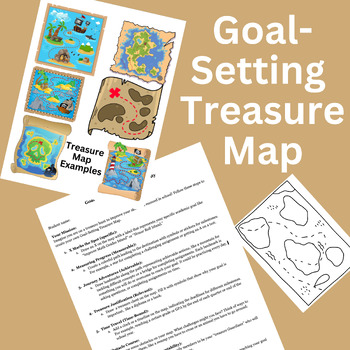Preview of Goal-Setting Treasure Map