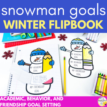 Preview of Winter Goal Setting Counseling Activity: Academic, Behavioral & Friendship Goals