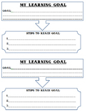Goal Setting Worksheet: Simple and Clear for kids!