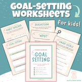 Goal Setting Worksheets for Students PDF | Elementary, Mid