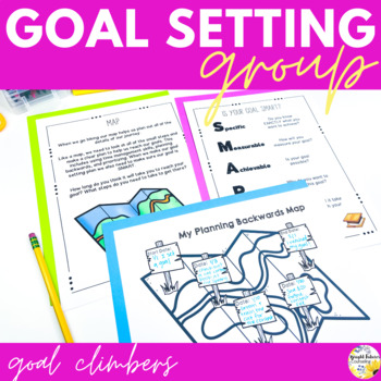 Preview of Goal Setting and Intrinsic Motivation Growth Mindset School Counseling Group