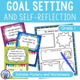 Goal Setting and Self-Reflection | Worksheets Editable Pos