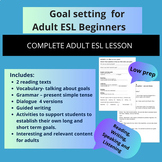 Goal Setting for Adult ESL Beginner Students