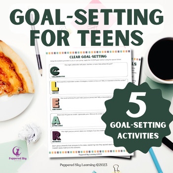 Preview of Goal Setting & Action Planning - Worksheets, Templates & Creative Projects