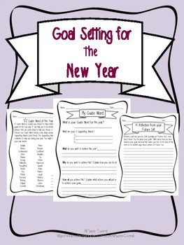 Preview of Back to School | Goal Setting New Year | Guide Word & Future You