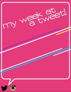 Preview of Goal Setting/Weekly Tasks with Paper Twitter - My Week at a Tweet