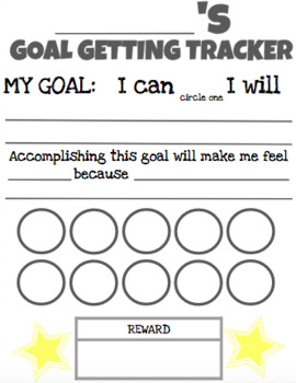 Goal Tracker by SELebrate with Steph | TPT