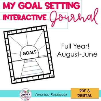 Preview of Monthly Goal setting and Reflection Journal for Self Management (ENGLISH)