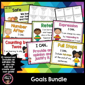 Preview of Goals BUNDLE