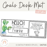 Goals Desk Mat | Cactus Theme