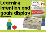 Learning Intentions and Goals Display - Lego theme - Editable