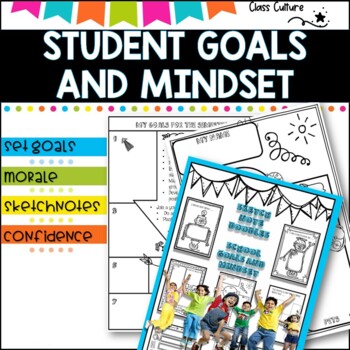 Preview of Goals, Mindset and student self assessment- sketch notes  