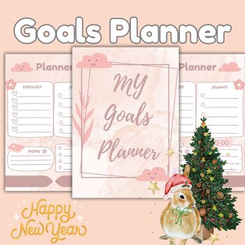 Preview of Goals Planner 2024: A Teacher's Guide to Achieving Success