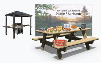Preview of Goals & Reflection Picnic / Barbecue Template
