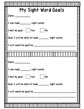 Goals and Growth Yearlong Portfolio by Dalynn Holling | TPT