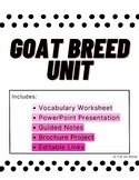 Goat Breeds Unit