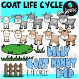 Goat Life Cycle Clip Art Set {Educlips Clipart}