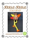 Thanksgiving Freebie - Gobble, Gobble, A 3D Turkey