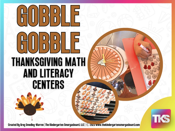 Preview of Thanksgiving Math and Literacy Centers