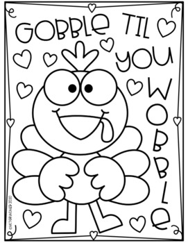 Preview of Free Turkey Coloring Page