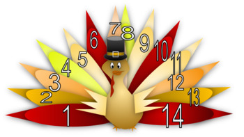 Preview of Gobble Wobble- Gross Motor Turkey 