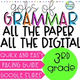 Gobs of Grammar 3rd Grade ALL THE PAPER AND DIGITAL in one BUNDLE