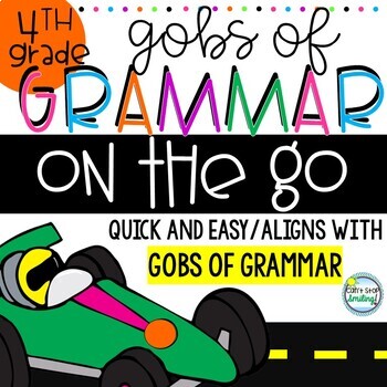 Preview of Gobs of Grammar On the Go 4th Grade Grammar Games
