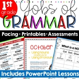 1st Grade Grammar Worksheets Lessons Activities Assessments and PowerPoint