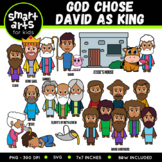 God Chose David as King Clipart