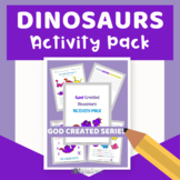 Dinosaurs Activity Pack - Preschool, Kindergarten, and up