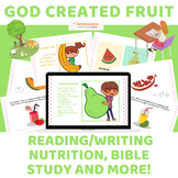 God Created Fruit - Bible Study, Writing Practice, & Nutri