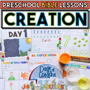 Preview of Days of Creation (Preschool Bible Lesson)