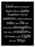 God Didn't Promise Poster