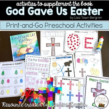 Preview of God Gave Us Easter (Preschool Bible Lesson)