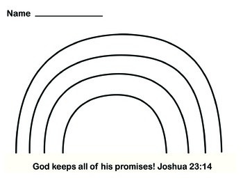 God Keeps His Promises Me Book Page by Out of This World Resources