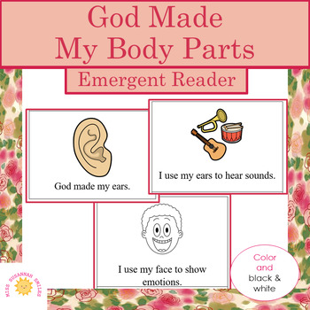 Preview of God Made My Body Parts, Emergent Reader