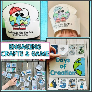 7 Days of Creation Bible Lessons & Activities by Kaylor Creations