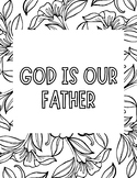 God Our Father Coloring Sheets