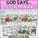 God Says... Scripture Coloring Bookmarks for Sunday School