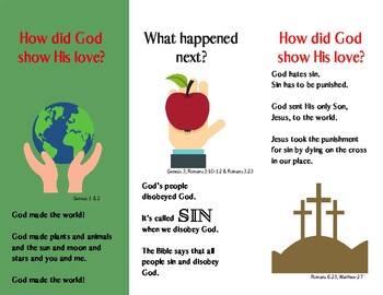 god is love  gospel booklet for kids  coloring page